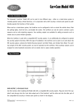 Directed Electronics 400 Operating instructions