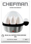 Chefman RJ24 Instruction manual