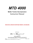 MTD 198-992A Instruction manual