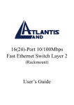 Atlantis Land A02-F16(24)/M2 User`s guide