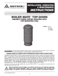 Amtrol TD-41Z Installation guide