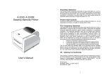 Argox A-2240E Specifications