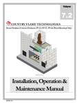 Country Flame Fireplace FP33 Specifications