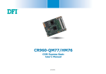 DFI CR960-HM76 User`s manual