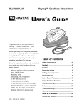 Maytag MLI7000AAW User`s guide