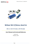 Serialio WiSNAP User manual