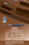 Beltronics BEL 990 Operating instructions