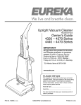 Eureka 4320-4370 Series Specifications