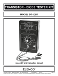 Elenco Electronics DT-100K Instruction manual