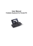 Dell Foldable Keyboard for Pocket PC User manual