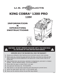 Cobra PRO Operating instructions