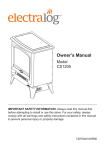 Dimplex ELECTRALOG CFP3913 Owner`s manual
