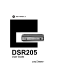 Motorola DSR205 User guide