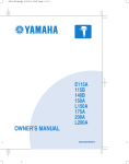 Yamaha 200A Owner`s manual
