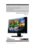 ViewZ TFT-LCD IP PUBLIC VIEW MONITOR Instruction manual