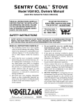 Vogelzang International Sentry Coal VG810CL Specifications