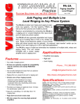 Radio Shack SM-1000 Specifications