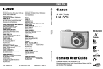 Canon DIGITAL IXUS 50 User guide