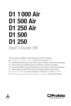 Profoto D1 1000 Air User`s guide