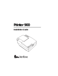 VeriFone Printer 900 Installation guide