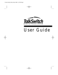 Centrepoint Technologies TalkSwitch 48 User guide