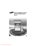 Samsung MM-C6 Instruction manual