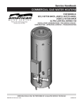 American Water Heater (A)BCL3 85T390 6NOX Technical information