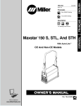 Miller Maxstar 175 Owner`s manual