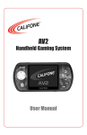 Califone AV2 User manual