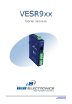 B&B Electronics Serial Servers Vlinx VESR9xx Product specifications