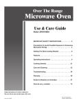 Maytag JMV9169BA Use & care guide