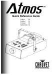 Chauvet Atmos User manual