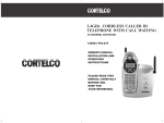 Cortelco 730901-TP2-27F Owner`s manual