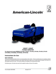 American-Lincoln 4366XP Operating instructions