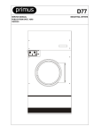 Alliance Laundry Systems PT170N Service manual