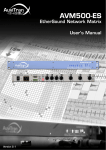 AuviTran AVM500-ES User`s manual