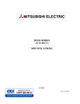 Mitsubishi 2033D SERIES Specifications