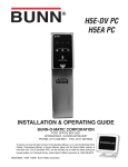 Bunn H5E-DV PC Service manual