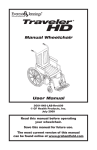 Everest & Jennings Traveler HD User manual