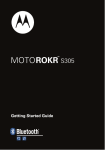 Motorola MOTOROKR User`s guide