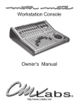 CM Labs Sixtyfour Owner`s manual