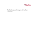 McAfee VIRUSSCAN ENTERPRISE Product guide