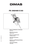 Dimas FS 400 Operating instructions