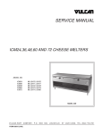 Vulcan-Hart ICM72 Service manual