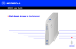Motorola SB4101 User guide
