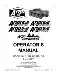 Argo RB Operator`s manual