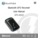 Blumax GPS-4043 User manual