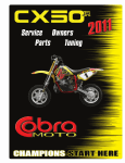 Cobra Moto CX50 JR Specifications