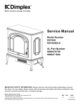 Dimplex DS7425DLX Service manual