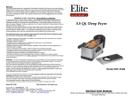 Elite EDF-3500GB Instruction manual
